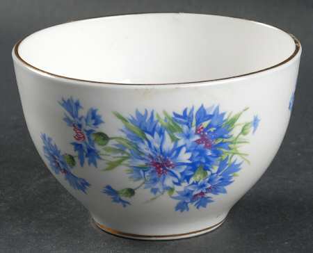 Cornflower Blue Open Sugar Bowl
