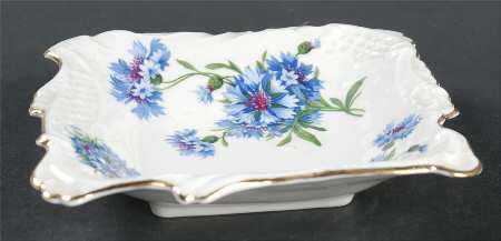 Cornflower Blue 6" Square Ashtray