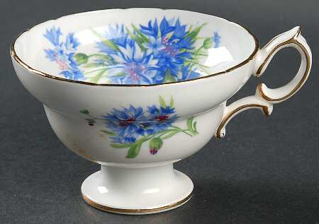 Cornflower Blue Footed Cup