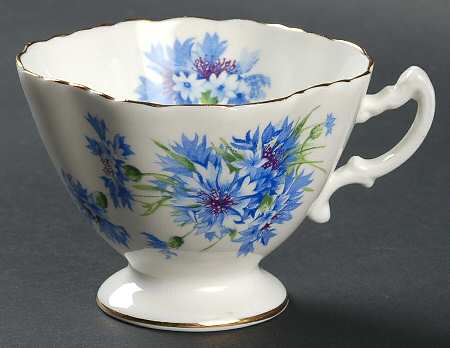 Cornflower Blue Footed Cup