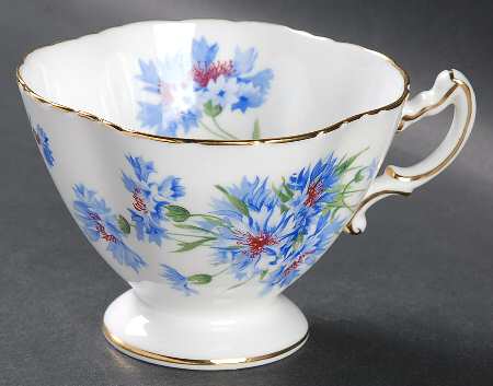 Cornflower Blue Footed Cup
