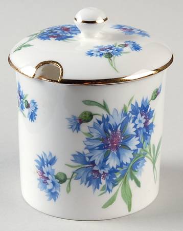 Cornflower Blue Jam/Jelly & Lid