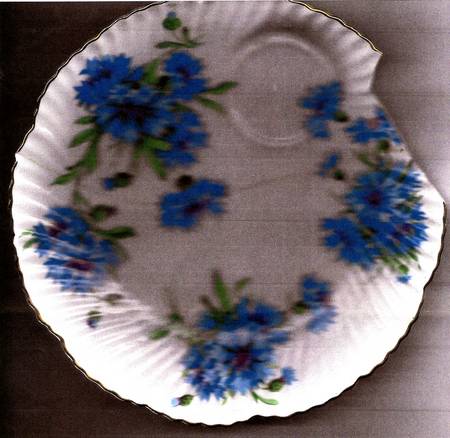 Cornflower Blue Snack Plate