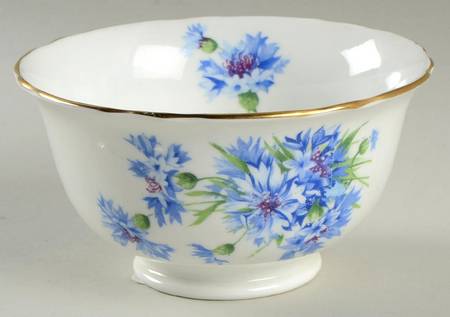 Cornflower Blue Cranberry Bowl