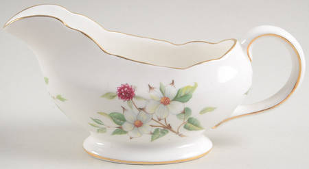 Dogwood Blossom Gravy Boat
