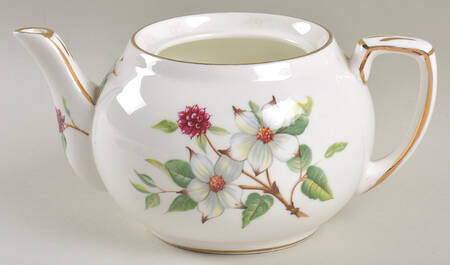 Dogwood Blossom Mini Stacking Teapot No Lid