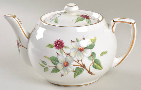 Dogwood Blossom Mini Stacking Teapot & Lid