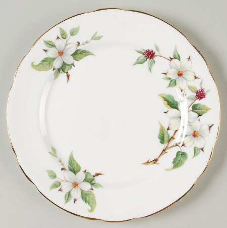 Dogwood Blossom Salad Plate