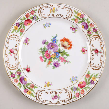 Dresden Sprays Luncheon Plate