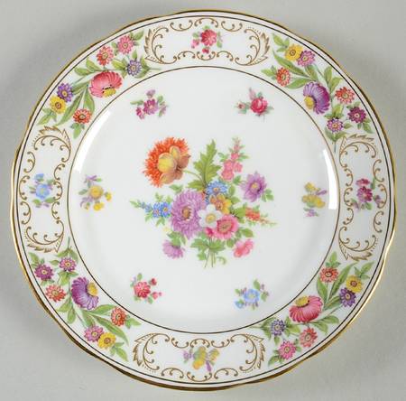 Dresden Sprays Bread & Butter Plate