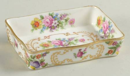 Dresden Sprays Silver Tray