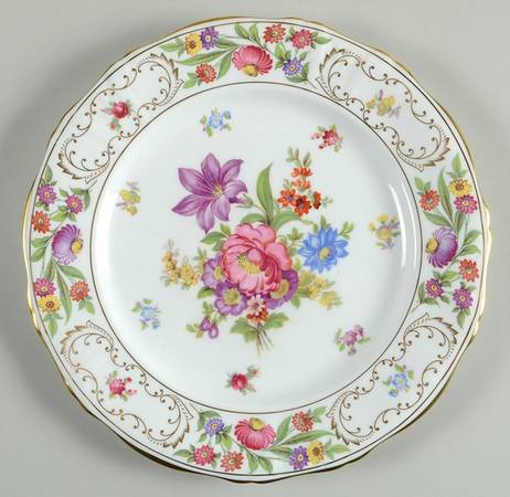 Dresden Sprays Dinner Plate