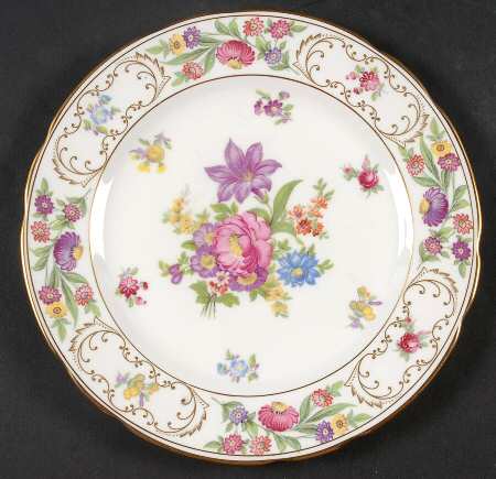 Dresden Sprays Salad Plate