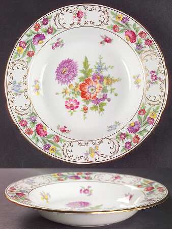 Dresden Sprays Rim Soup Bowl