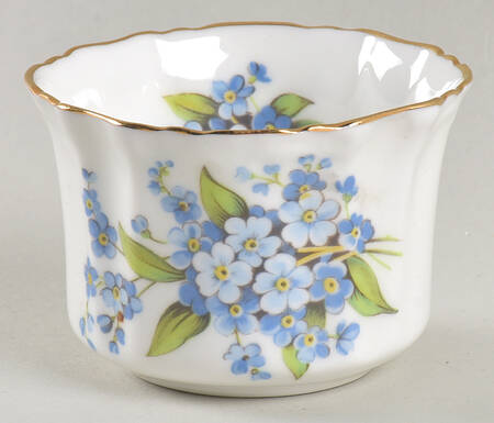 Forget Me Not Individual Open Sugar Bowl