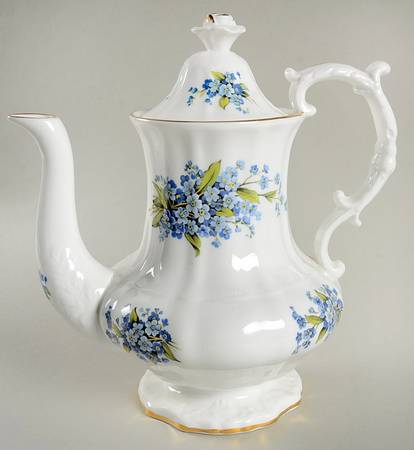 Forget Me Not Coffee Pot & Lid