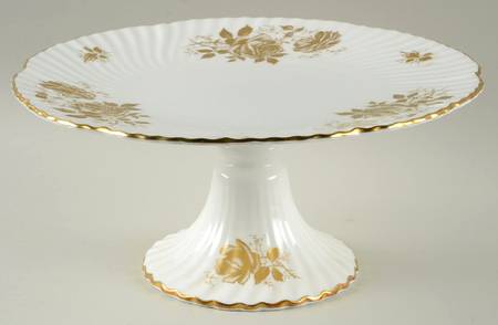Golden Glory 10" Diameter Pedestal Cake Stand