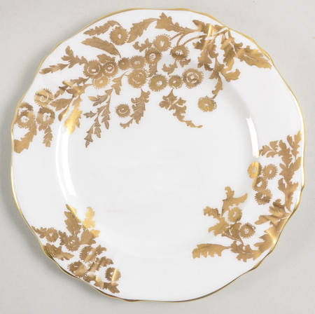 Golden Tansy Bread & Butter Plate