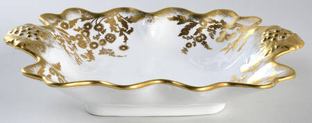 Golden Tansy 9" Square Salad Serving Bowl