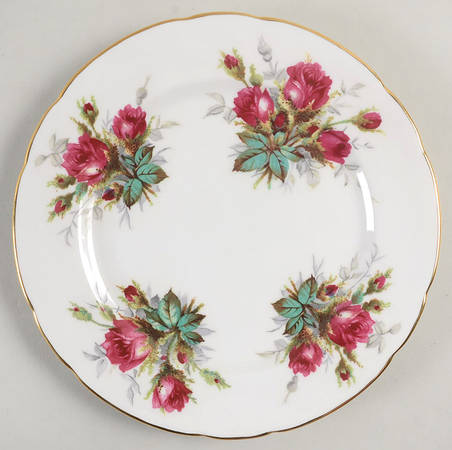 Grandmother's Rose Salad Plate