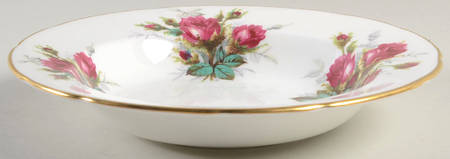 Grandmother's Rose Rim Soup Bowl