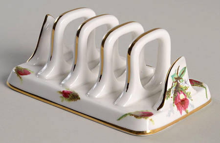 Grandmother's Rose Toast Server