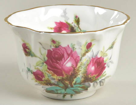 Grandmother's Rose Open Sugar Bowl