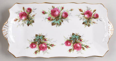 Grandmother's Rose Small Sandwich Tray