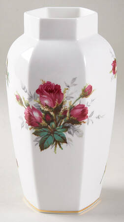 Grandmother's Rose Medium Ginger Jar No Lid
