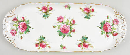 Grandmother's Rose 17" Sandwich Tray