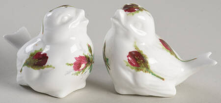 Grandmother's Rose Figural Salt & Pepper Set