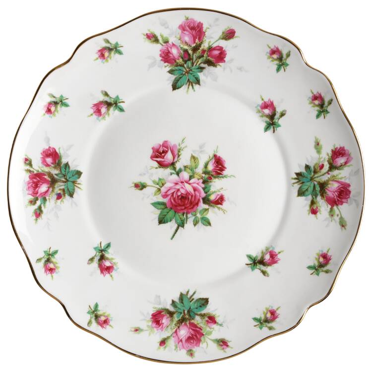Grandmother's Rose 12" Chop Plate (Round Platter)