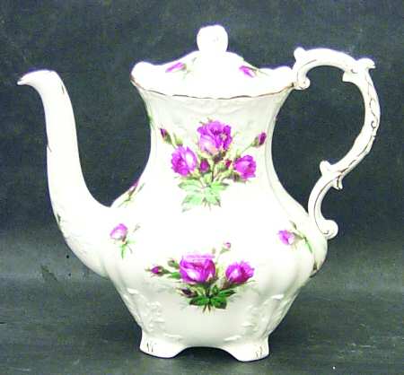 Grandmother's Rose Coffee Pot & Lid
