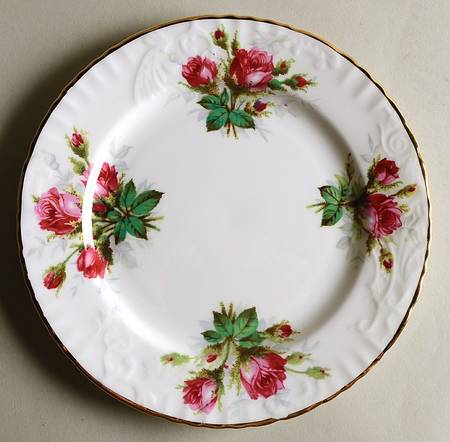 Grandmother's Rose Salad Plate