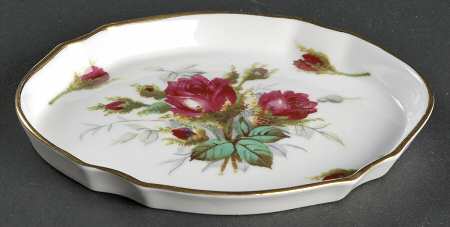 Grandmother's Rose Silver Tray