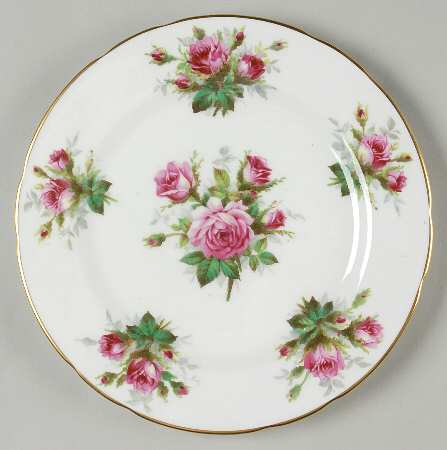 Grandmother's Rose Salad Plate