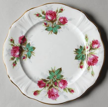 Grandmother's Rose Salad Plate
