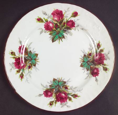 Grandmother's Rose Salad Plate