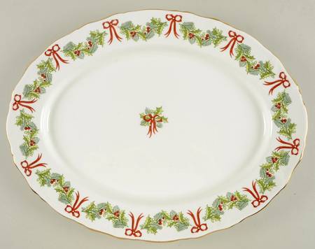 Hammersley Holly 14" Oval Serving Platter