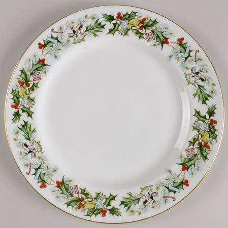 Christmas Holly Dinner Plate