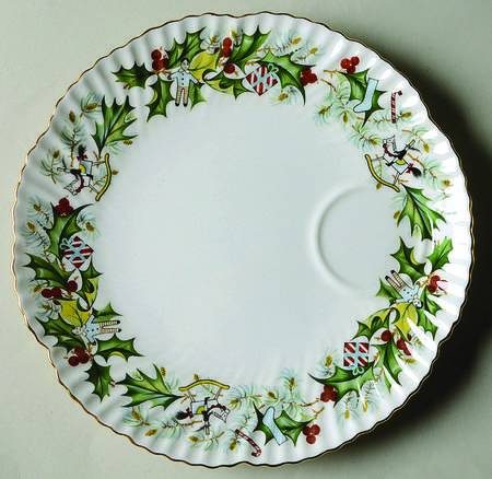 Christmas Holly Snack Plate
