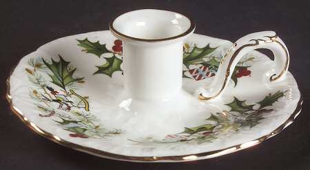 Christmas Holly Candleholder
