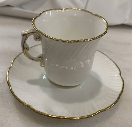 HAM9 Flat Demitasse Cup & Saucer Set