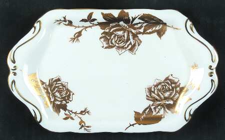 Hammersley Rose Butter Tray