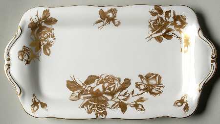 Hammersley Rose Large Sandwich Tray