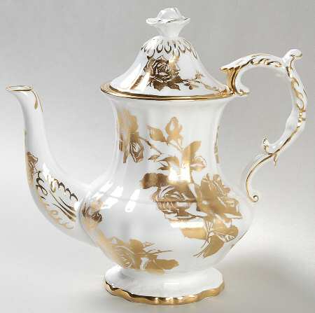 Hammersley Rose Mini Coffee Pot & Lid