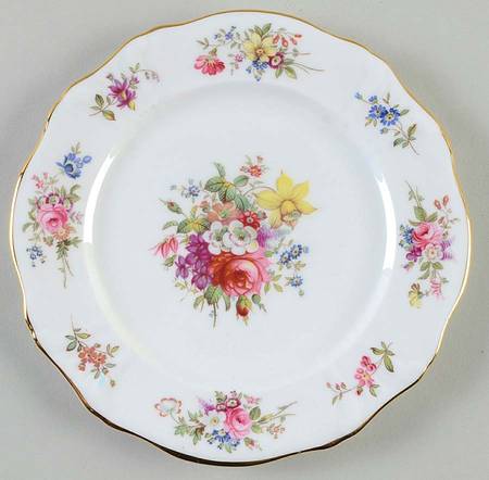 Howard Sprays (Scalloped, Embossed) Salad Plate