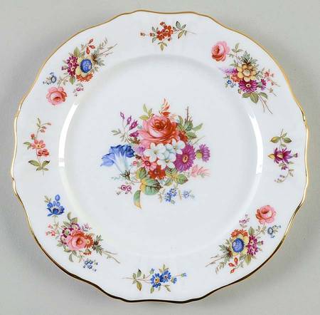Howard Sprays (Scalloped, Embossed) Salad Plate