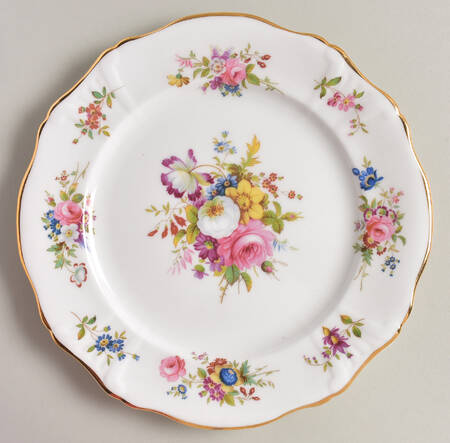 Howard Sprays (Scalloped, Embossed) Salad Plate