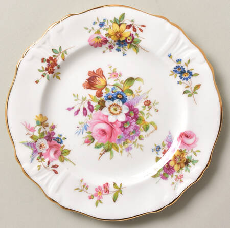 Howard Sprays (Scalloped, Embossed) Bread & Butter Plate